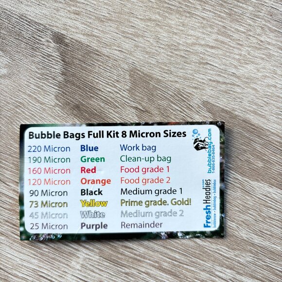 Bubble Bag 2 Gallon 'Original' 8 Bag Set Herbal Extractor - Picture 7 of 12